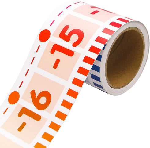Number Line Bulletin Board Border Rainbow -20 to 100 Classroom Decoration 36ft Roll