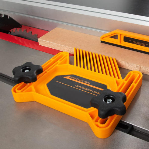 POWERTEC Universal Featherboard for Table Saw, Router Table, Woodworking Tools & Accessories