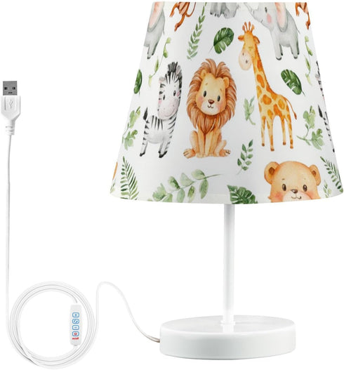 Kcldeci Cute Baby Giraffe Lion Bedside Table Lamp for Bedroom Farmhouse Lamps