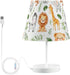 Kcldeci Cute Baby Giraffe Lion Bedside Table Lamp for Bedroom Farmhouse Lamps