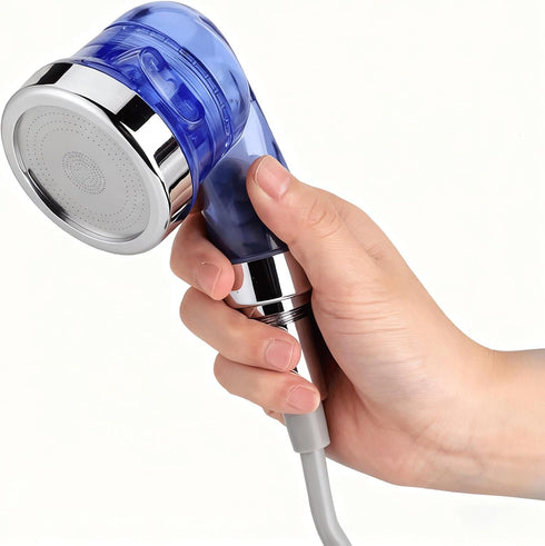 Qusmeiyici 3 Blue Shampoo Bowl Sprayer Head with Filter, Sink Faucet Sprayer Attachment Salon Shampoo Bowl Spray Head