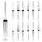 100 Pcs-5 ml Luer Lock Syringe with 18ga Needle, Individually Packaged for Labs and Supplies