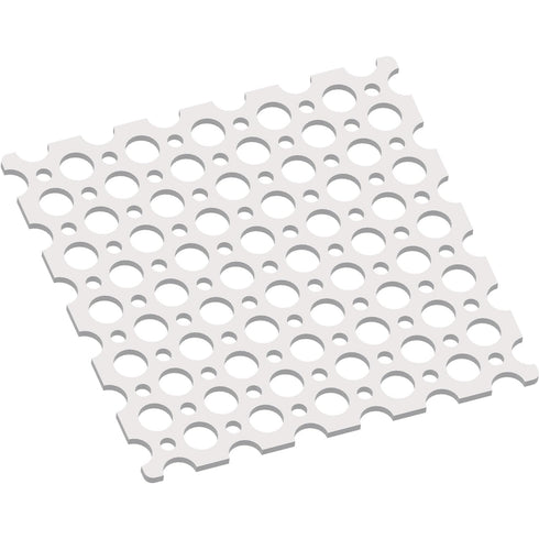 TETRIX PRIME 6x6 Plate, 96 mm x 96 mm Aluminum Building Plate, Package of 2, Compatible with TETRIX MAX