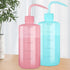 Tattoo Lash Squeeze Bottle, Safety Rinse Bottle, Plastic Squeeze Medical Lab Washing Bottle (Pink & Blue)