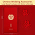 Chinese Red Envelopes for Wedding - 10 Pieces Traditional Lucky Money Envelopes for Chinese Weddings