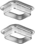 3" x 4" Rain Gutter Downspout Drop Outlet Aluminum K Style (2 Pack)