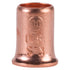 NSI SB1810 Easy-Twist Copper Crimp Sleeve Wire Connector, Pack of 100, 18-10 AWG Wire Range
