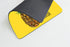 Smooffly Inspirational Quotes Mouse Pad, "Be a Pineapple Stand Tall Wear a Crown" in Yellow
