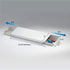 Audio-Visual Direct White Glass Dry Erase Desktop Organizer & Storage Notepad, Whiteboard