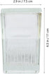 ULTECHNOVO 2 Pcs Glass Staining Jar Laboratory Material, 9-Slide Staining Tank with Lids