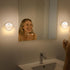 4 2 Pack 3000K Dimmable MY BEAUTY LIGHT Motion Sensor LED Night Light with Facial Expressions, Soft Warm White Hallway