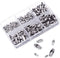 KINGOU 155pcs Stainless Steel Ball Chain Connector Clasps for 1.6/2.0/2.4/3.2/4.0/4.8mm Beaded Ball Chain