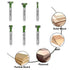 6Pcs Set, 1/4" Set -1/4 5/16 3/8 9/16 1/2 5/8 inch Set BAYTORY Keyhole Router Bits Shank Router Keyhole Bit & & &