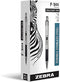 Zebra F-301 1.0mm Stainless Steel Ballpoint Pen - Black (Box of 12)
