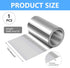 Roll,6in 10ft Panels,32 (0.0078"/0.2mm) ELECTRAPICK Aluminum Flashing x Metal Roof Gauge Aluminum Sheet Roll