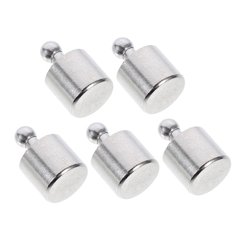 Hemoton 5pcs Balance Weights - 10 Gram Weight Plating Weight Steel Digital Scale Supplies for Teaching Prop Experiment