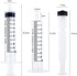 40 Pack 10ml Plastic Syringe for Scientific Labs, Dispensing, Measuring, Watering, Refilling, Multiple Uses