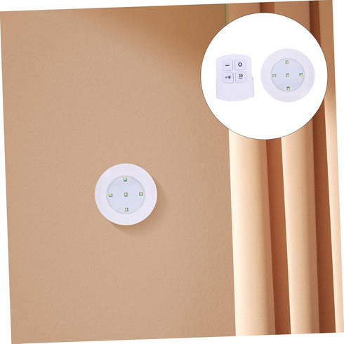 2pcs Closets Counter Angoily Wireless Led Touch Puck Lights Battery Operated Sensitive Tap Off Technology for Cabinets
