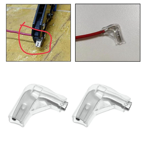50PCS 2.8mm Crimp Terminal Spade Connector with 50PCS Insulating Sleeves for Equipment Switch