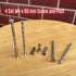 4 Set Sliding Door Handle Screw Post Replacement, M4 x 60mm Phillips Screws with Posts for Cabinet Doors