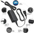 SANSUN 12V 5A 120V DC12V 5.5x2.1mm 12 60W (Pack 3) Power Supply, AC to Jack Converter, Volt LED Driver Adapter