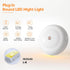 0.5W, 2 Pack fesnne Night Light, Night Lights Plug into Wall, Dusk to Dawn Sensor Warm White Led Night Light Nightlight