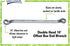 Williams BWM-1315 10-Degree Offset Box End Wrench, 13 by 15 Millimeter