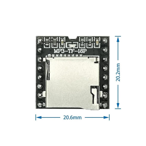 YSMCVKZBF 1-10pcs MP3 V3.0 16P Board(1pcs) DFPlayer Mini Player Module TF Card U Disk DF Player Audio Module
