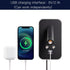 AWEKLIY Dimming, 3000K Wall-Mounted LED Bedside Reading Light Plug-in, with USB Charging Port, Stepless Touch Warm