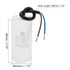 PATIKIL CBB60 35uf Running Capacitor,2Pcs AC 450V 2 Wires 50/60Hz Cylinder 95x44mm for Water Pumps, Washing Machines Motor Start
