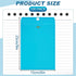 Geyee 100 Pcs Clasp Manilla Envelopes for Storing or Mailing (Blue, 6 x 9 Inch)
