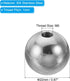 PATIKIL M6x22mm Ball Nuts Knob, 4 Pack Female Thread 304 Stainless Steel Round Screw Cap Cover