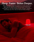 Generic 670nm 2 3 2H Red Light Night Light for Bedroom - Sleep-Enhancing Lamp, Color Mode, Brightness Level, Touch