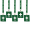 Hall Pass Lanyards Set with Card Passes, Unbreakable Classroom Passes for Teacher Parents (5 Pcs, Nurse)