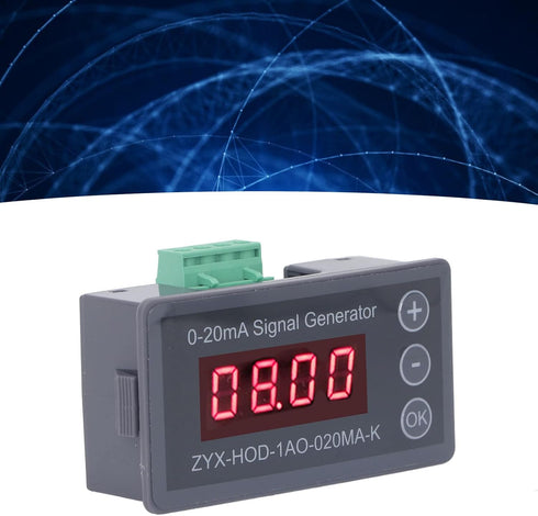 Signal Generator, 0-20Ma 1 Channel Digital Display with Calibration Potentiometers for Valve Regulation