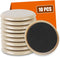 Ninsula 10PCS Furniture Sliders, 3 1/2" Furniture Sliders for Hardwood Floors, Reusable for