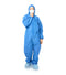 Blue Disposable Coveralls with Hood, XXL, 1 Pack 50 GSM PP Painters Suit Disposable