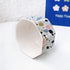 Ceramic Paper Clip Holder, Gold Line Dispenser, Cute Terrazzo Marble Pattern Office Binder Clip Holder