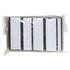 SmartSign Magnetic 'C' Channel Label Holders for Metal Racks and Shelves, 0.75" x 2", Pack of 25