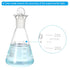 PATIKIL 250ml Erlenmeyer Flask, 8.5oz Narrow Mouth Graduated Flask with Glass Stopper for Lab Experiment