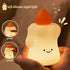 3-Level Dimmable AVEKI Cute Candle Silicone Baby Night Light for Nursery, Rechargeable & Touch Night Light, Timer