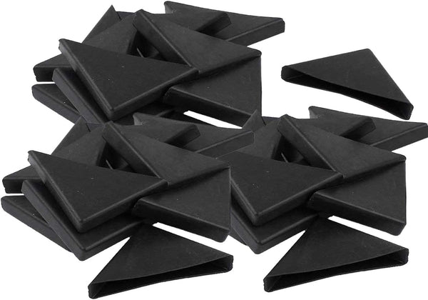 YouU Plastic Corner Protectors - 20 Pcs Shape Triple-cornered Glass Corner Protector Cushion for Glass Corners, Tiles