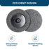 Benchmark Abrasives 2" Quick Change Silicon Carbide Non-Woven Surface Preparation Wheels for Sanding (10 Pack)