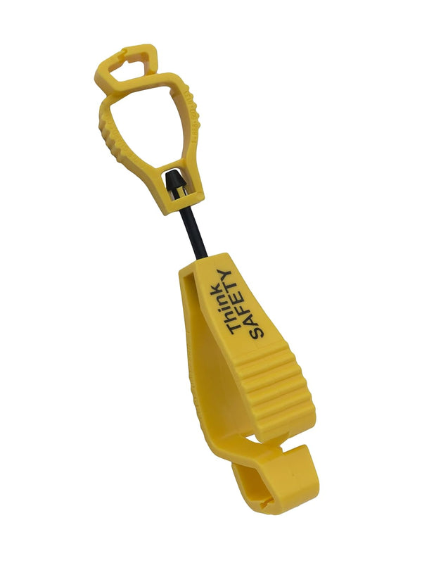 Yellow Clip 1939YW with Think Safety Imprint, Made in the USA