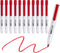 Carrotez Retractable Dry Erase Markers - Low Odor Whiteboard Markers, Bullet Tip, Thin Barrel, 12 Count, Red