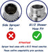 Chrome Finish Handheld Bidet Sprayer Head