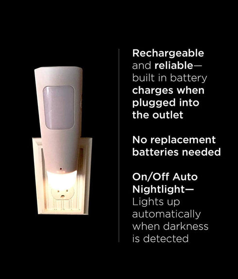 2 Pack 3 Westek LED Emergency Lights for Home Power Failure, - Function Power Failure Light, Rechargeable Flashlight