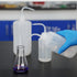 StonyLab 2-Pack Chemical Wash Bottle, 1000 ml Plastic Safety Lab Squeeze Wash Bottle with Narrow Mouth