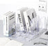 LOEQIAN 4 Pack Clear Acrylic Desk File Sorter, Purse Organizer Clutch Divider, Mesh Folder Office Supplies Stand, 4