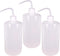 3Pcs 1000ml Plastic Safety Lab Wash Bottle with Scale Labels and Narrow Mouth for Chemistry, Industry, Lab & Gardening